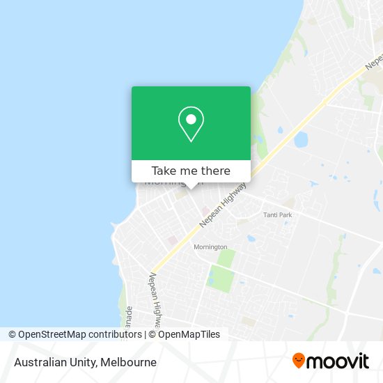 Australian Unity map