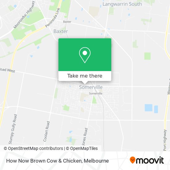 How Now Brown Cow & Chicken map