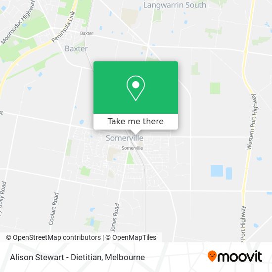 Alison Stewart - Dietitian map