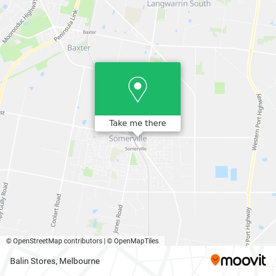 Balin Stores map
