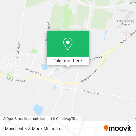 Manchester & More map