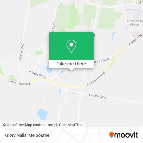 Glory Nails map