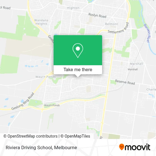 Mapa Riviera Driving School