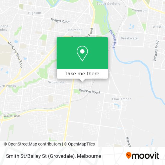 Smith St/Bailey St (Grovedale) map