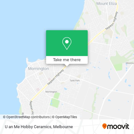 U an Me Hobby Ceramics map