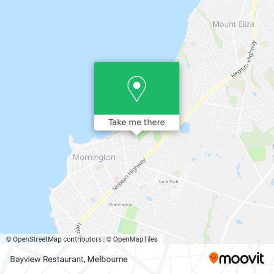 Bayview Restaurant map