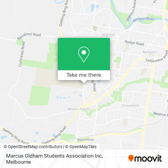 Marcus Oldham Students Association Inc map