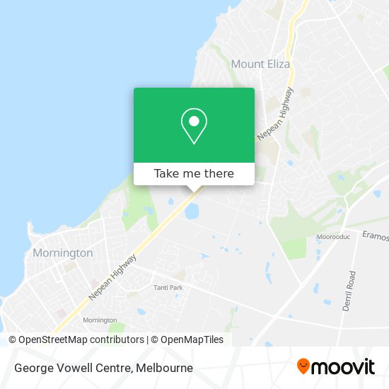 George Vowell Centre map