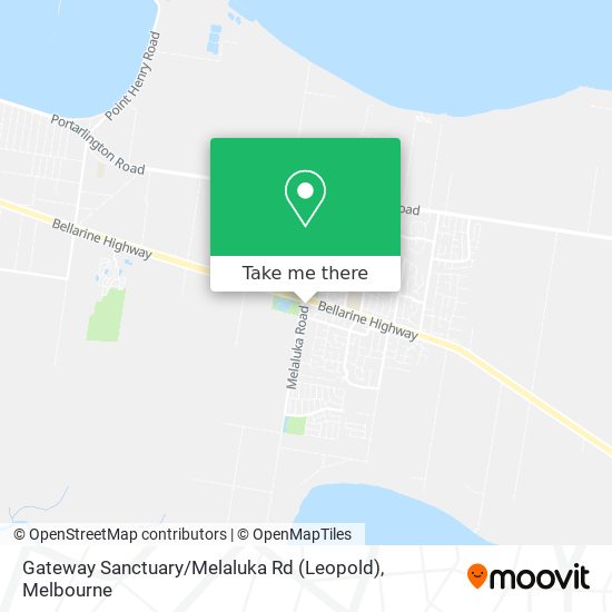 Mapa Gateway Sanctuary / Melaluka Rd (Leopold)