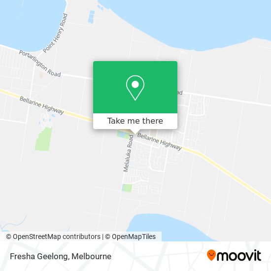 Fresha Geelong map