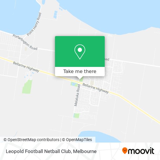 Leopold Football Netball Club map