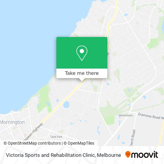 Victoria Sports and Rehabilitation Clinic map