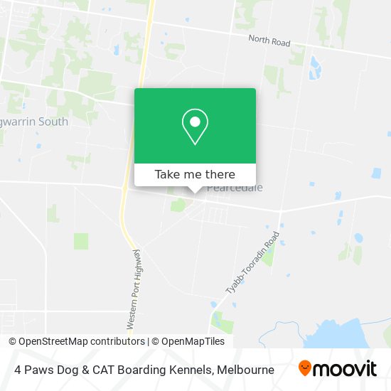 4 Paws Dog & CAT Boarding Kennels map