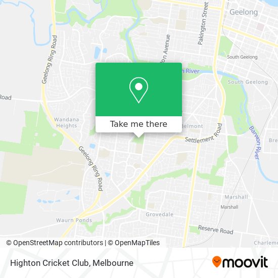 Highton Cricket Club map