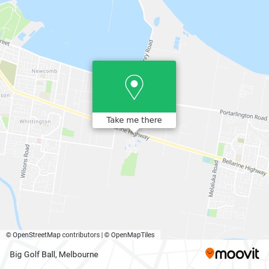 Big Golf Ball map