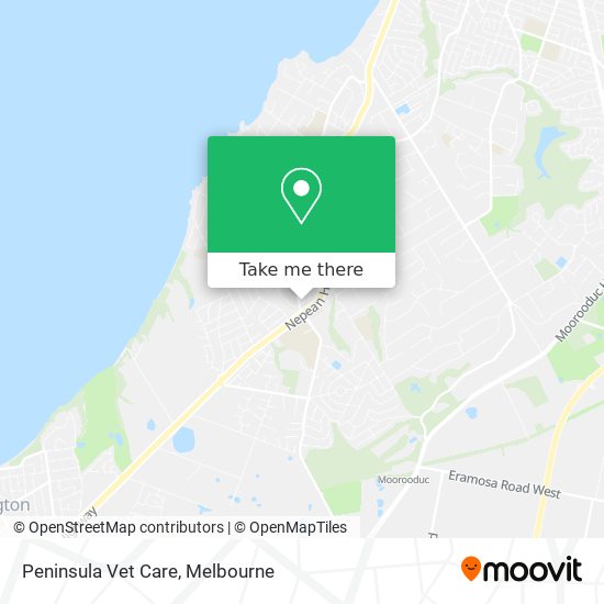 Mapa Peninsula Vet Care