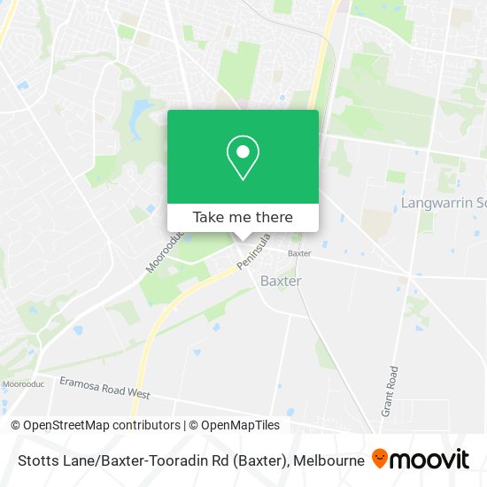 Stotts Lane / Baxter-Tooradin Rd map