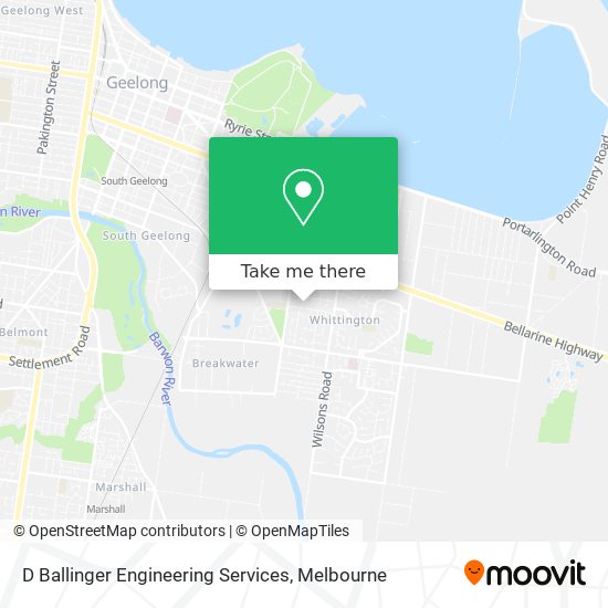D Ballinger Engineering Services map