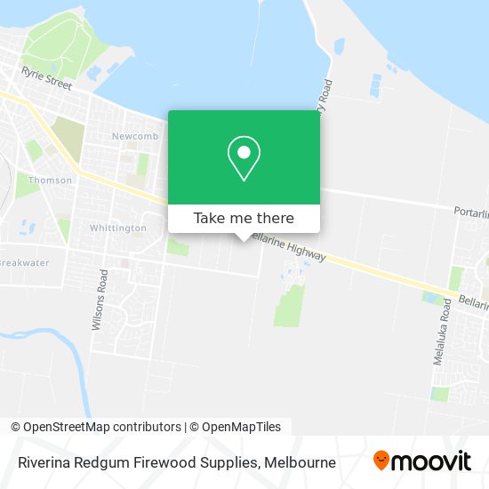 Riverina Redgum Firewood Supplies map