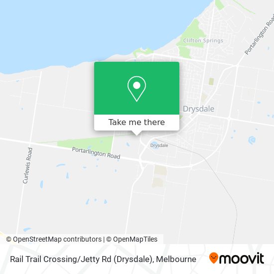 Rail Trail Crossing / Jetty Rd (Drysdale) map