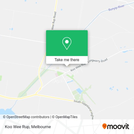 How to get to Koo Wee Rup by Bus or Train?