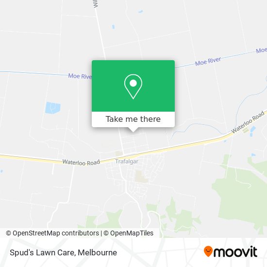 Spud's Lawn Care map