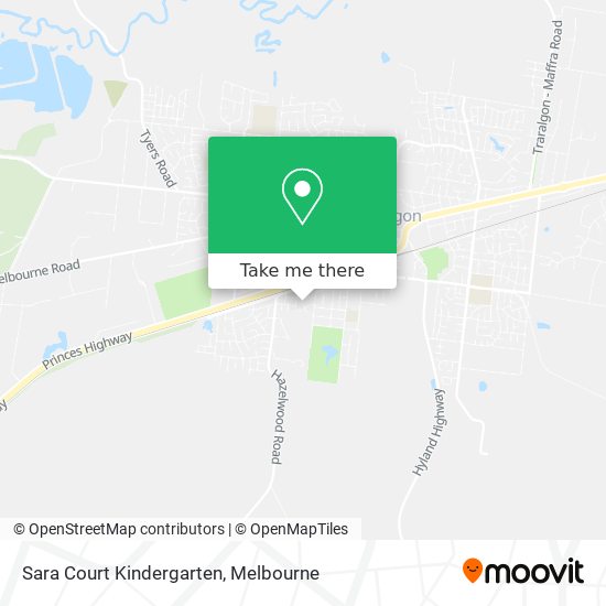 Sara Court Kindergarten map