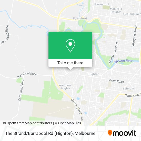 The Strand / Barrabool Rd (Highton) map