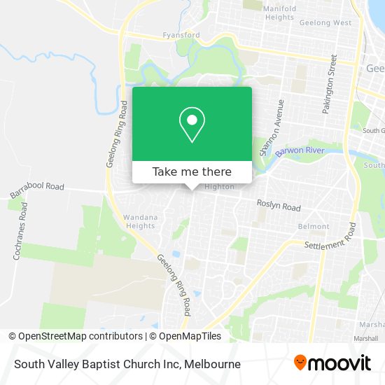South Valley Baptist Church Inc map
