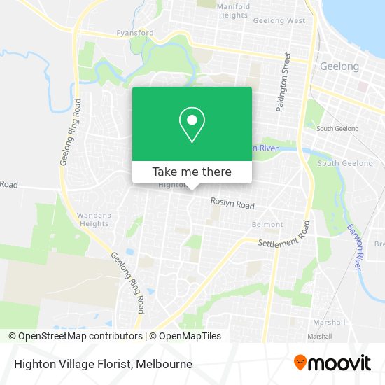 Highton Village Florist map