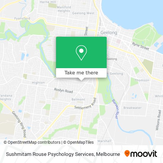 Sushmitam Rouse Psychology Services map