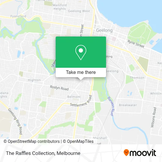 Mapa The Raffles Collection