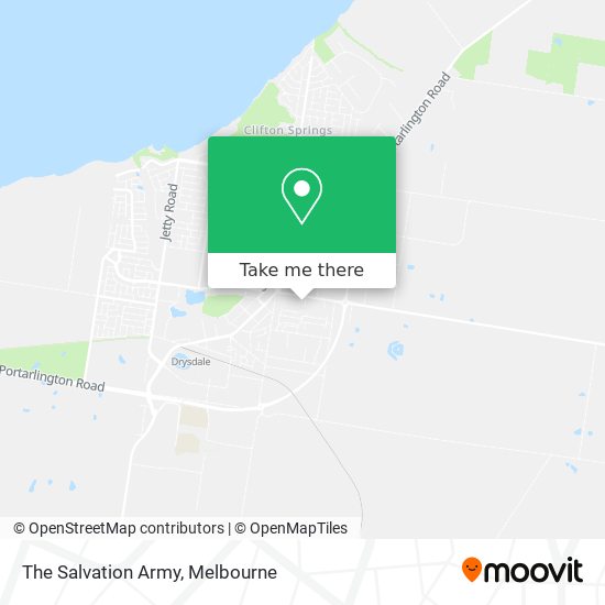 The Salvation Army map