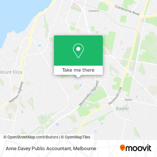 Anne Davey Public Accountant map