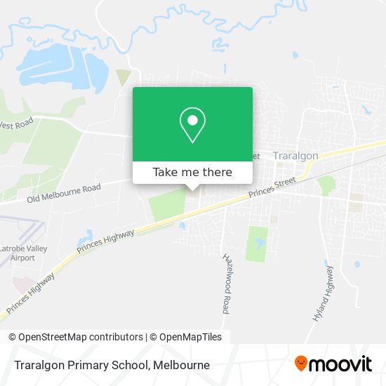 Traralgon Primary School map
