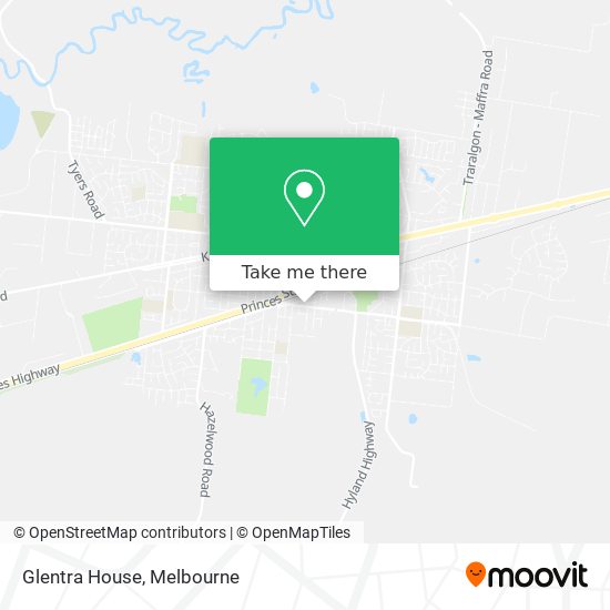 Glentra House map