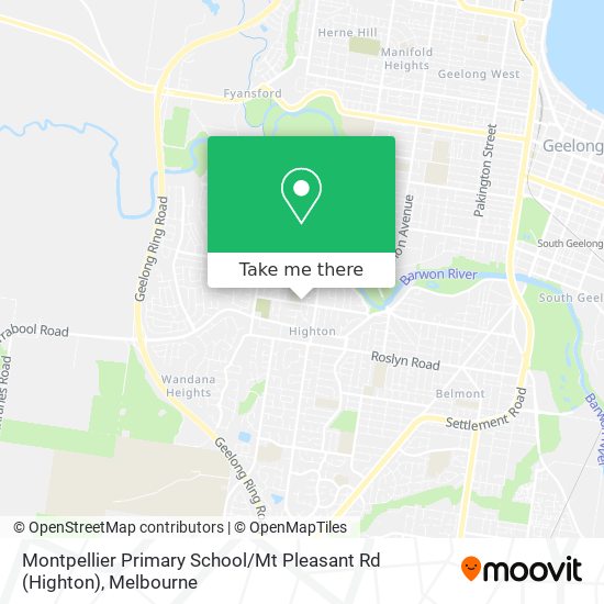Montpellier Primary School / Mt Pleasant Rd (Highton) map