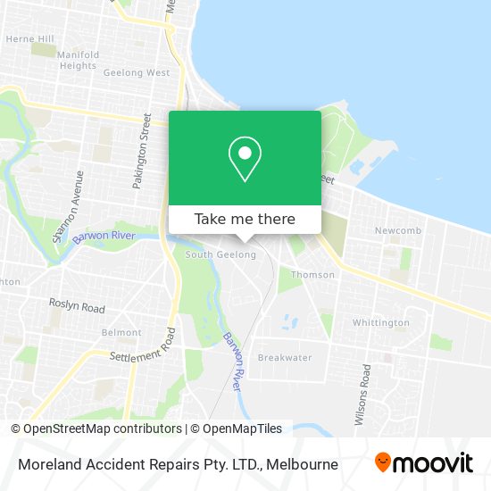 Moreland Accident Repairs Pty. LTD. map