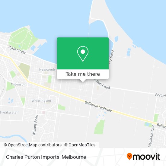 Charles Purton Imports map