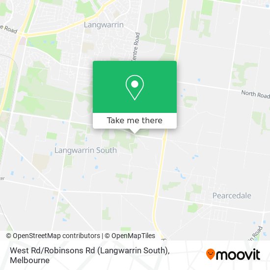 West Rd / Robinsons Rd (Langwarrin South) map