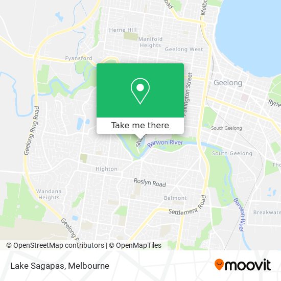 Lake Sagapas map