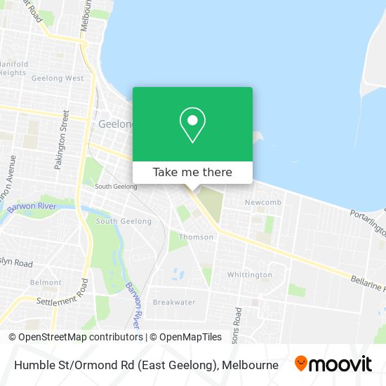 Humble St / Ormond Rd (East Geelong) map