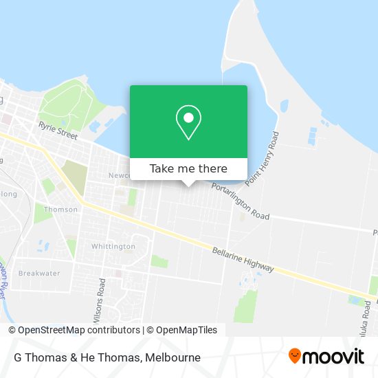 G Thomas & He Thomas map