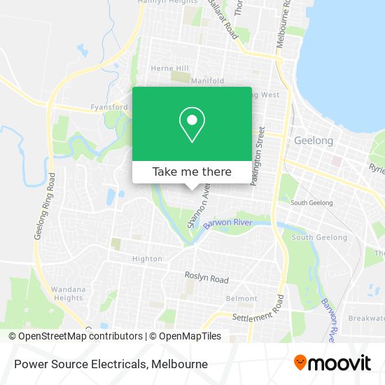 Power Source Electricals map