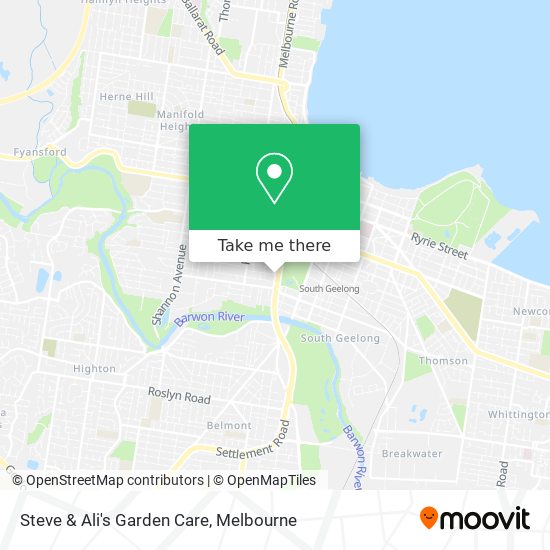 Steve & Ali's Garden Care map