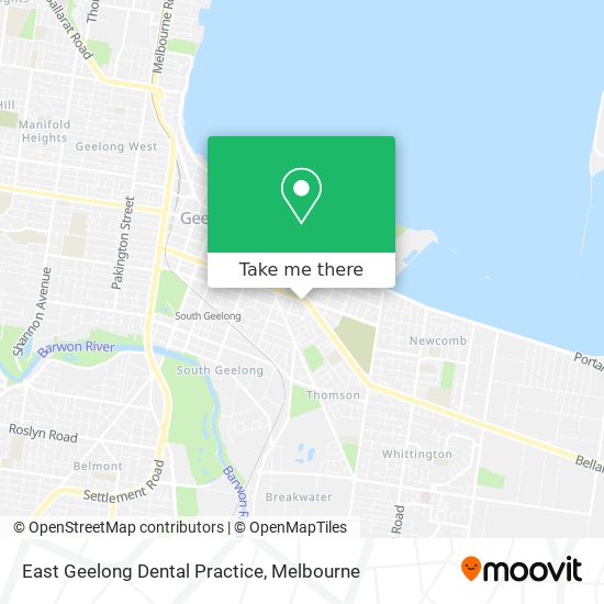 East Geelong Dental Practice map