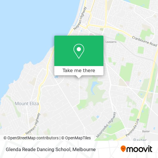 Glenda Reade Dancing School map