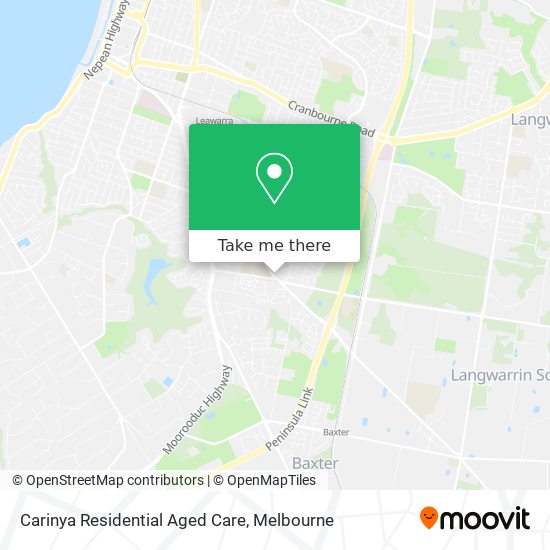 Carinya Residential Aged Care map