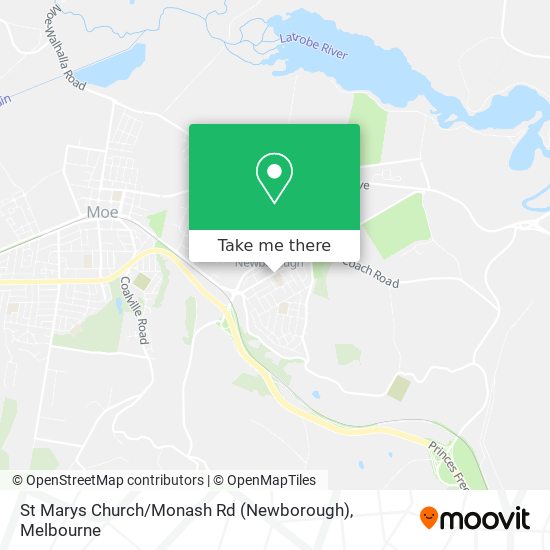 St Marys Church / Monash Rd (Newborough) map