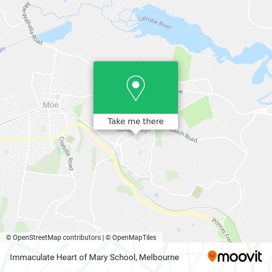 Immaculate Heart of Mary School map